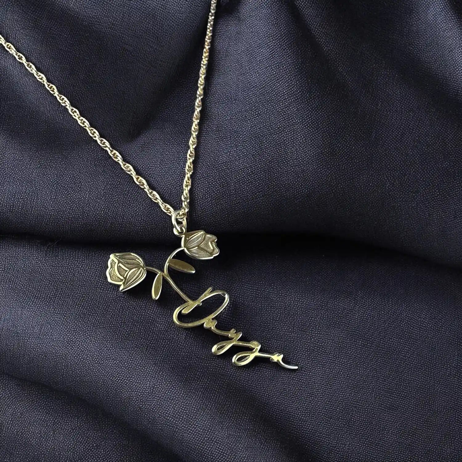 altın kaplama gumus kolye 