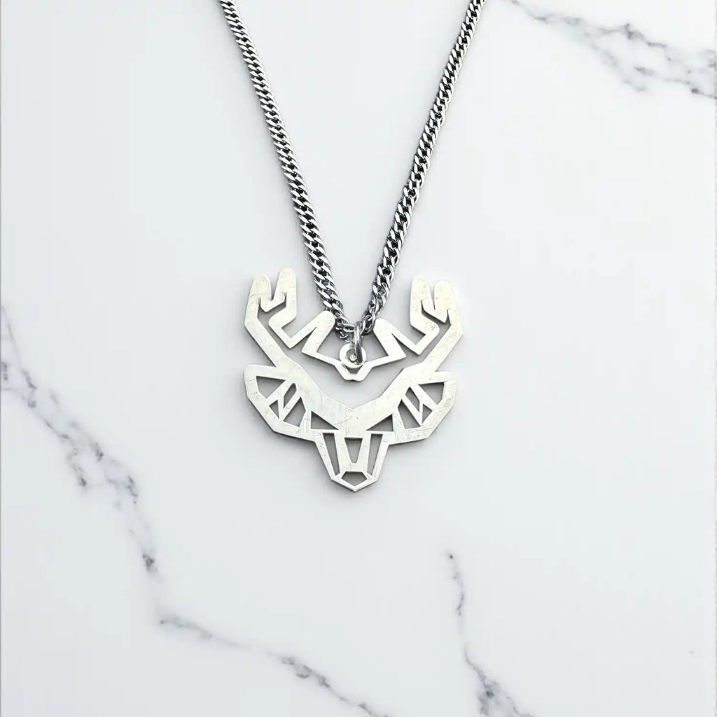 gümüş hayvanlı kolye