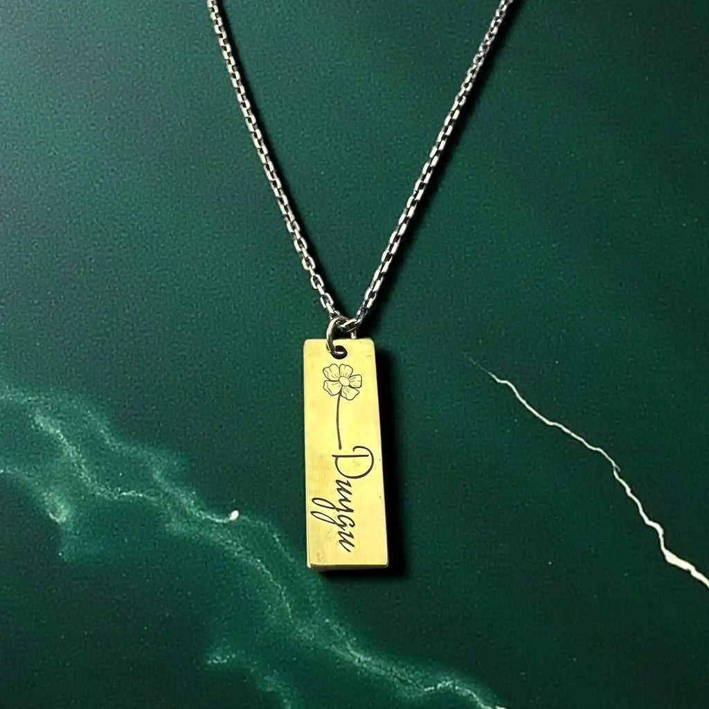 altın kaplama isimli kolye