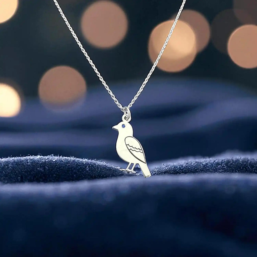 kanarya gümüş kolye