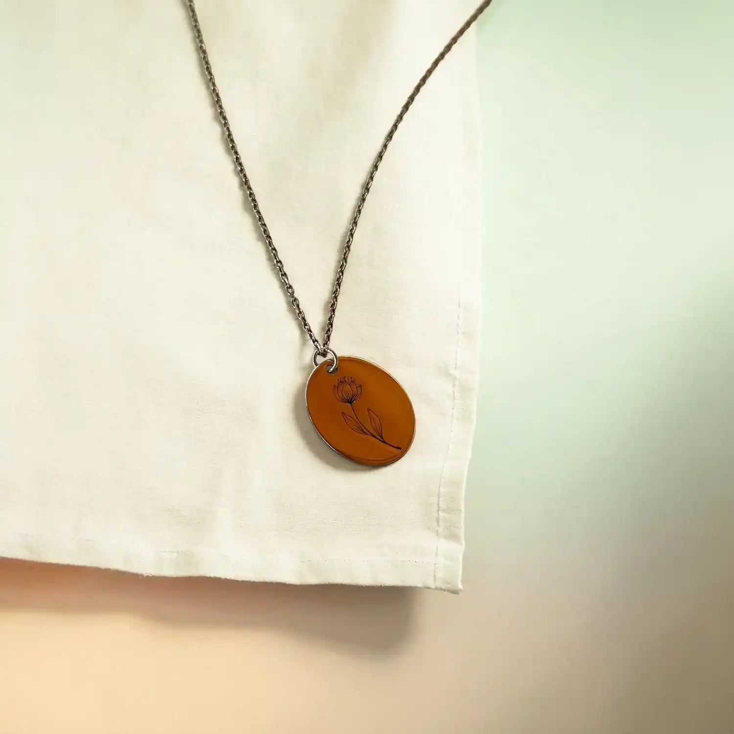 rose altın kaplama kolye 