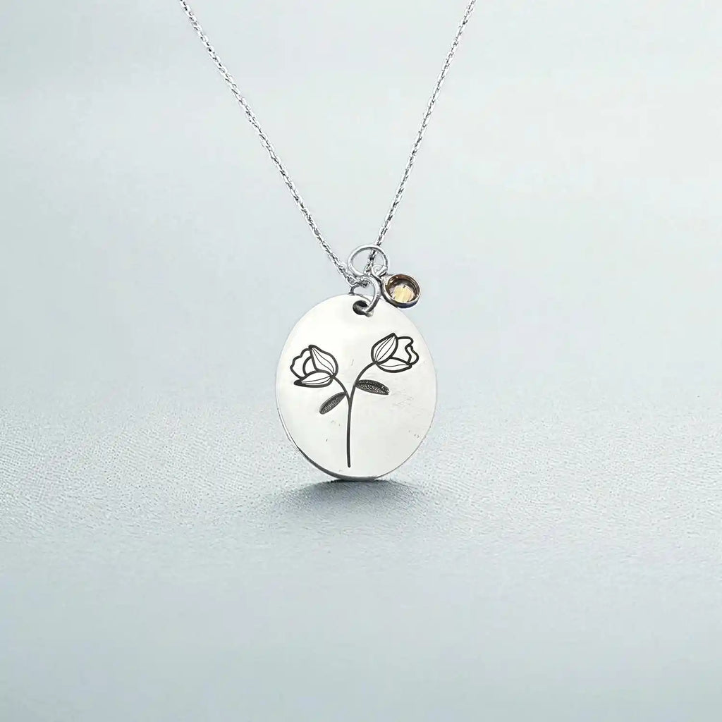 kadın taşlı gümüş kolye 