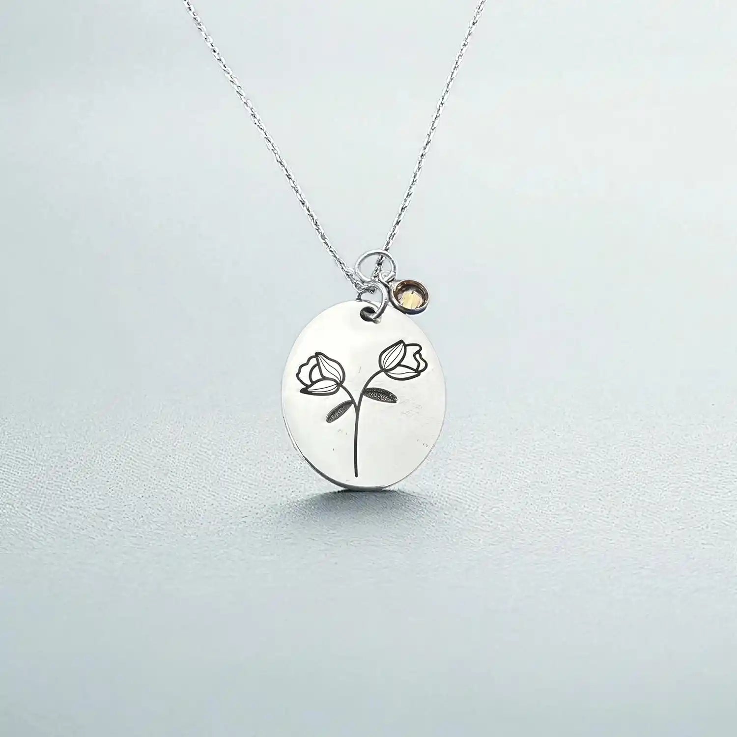 kadın taşlı gümüş kolye 