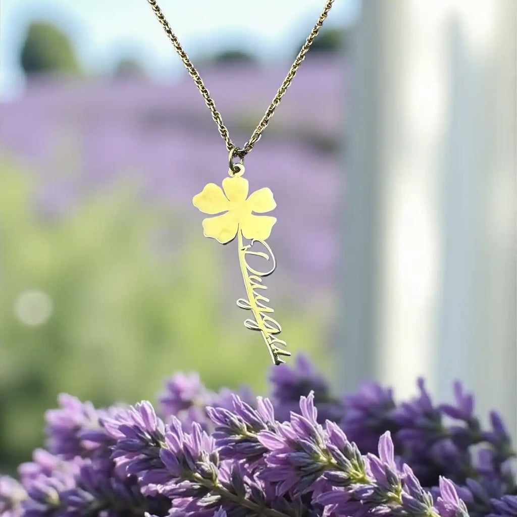 gümüş yonca kolye 