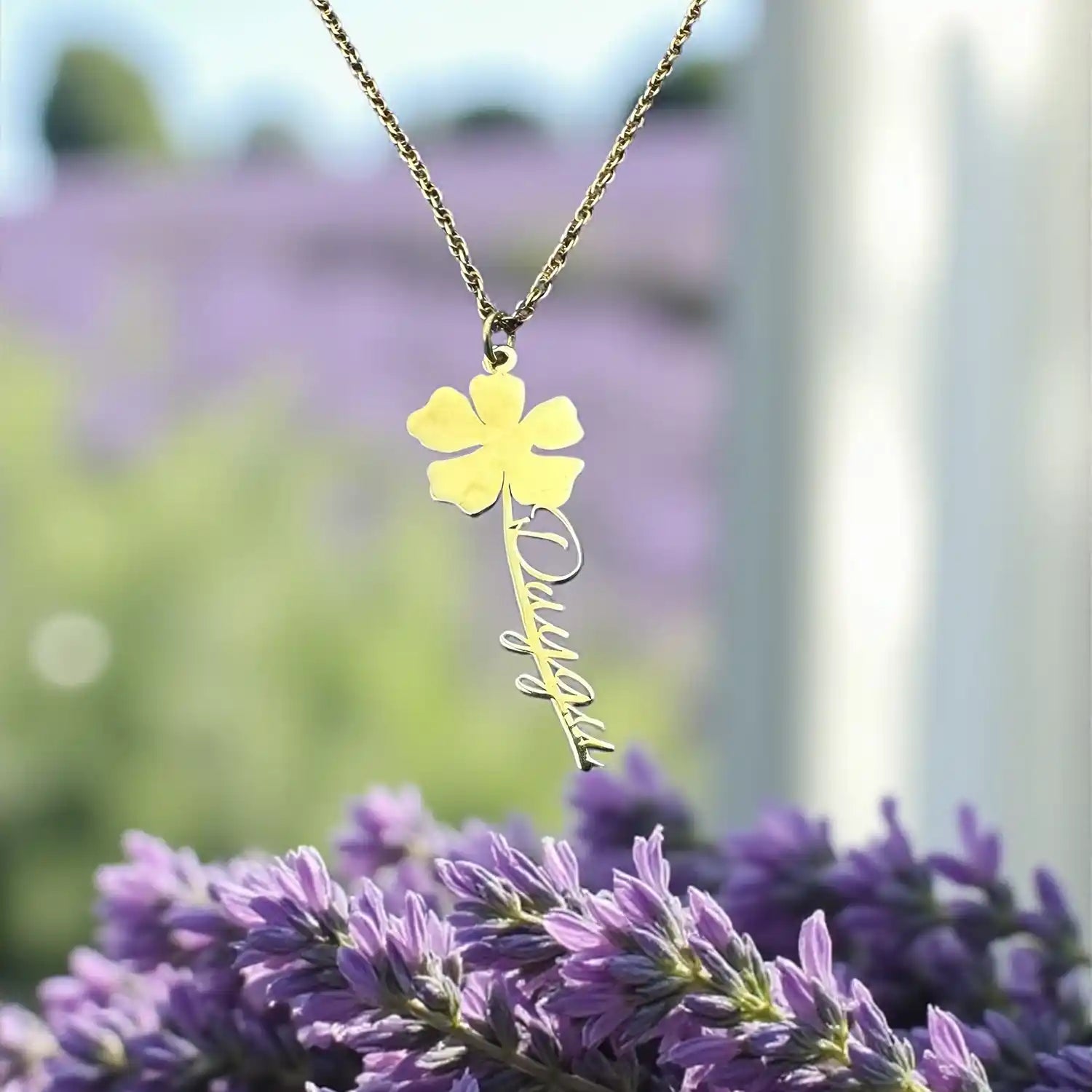 gümüş yonca kolye 